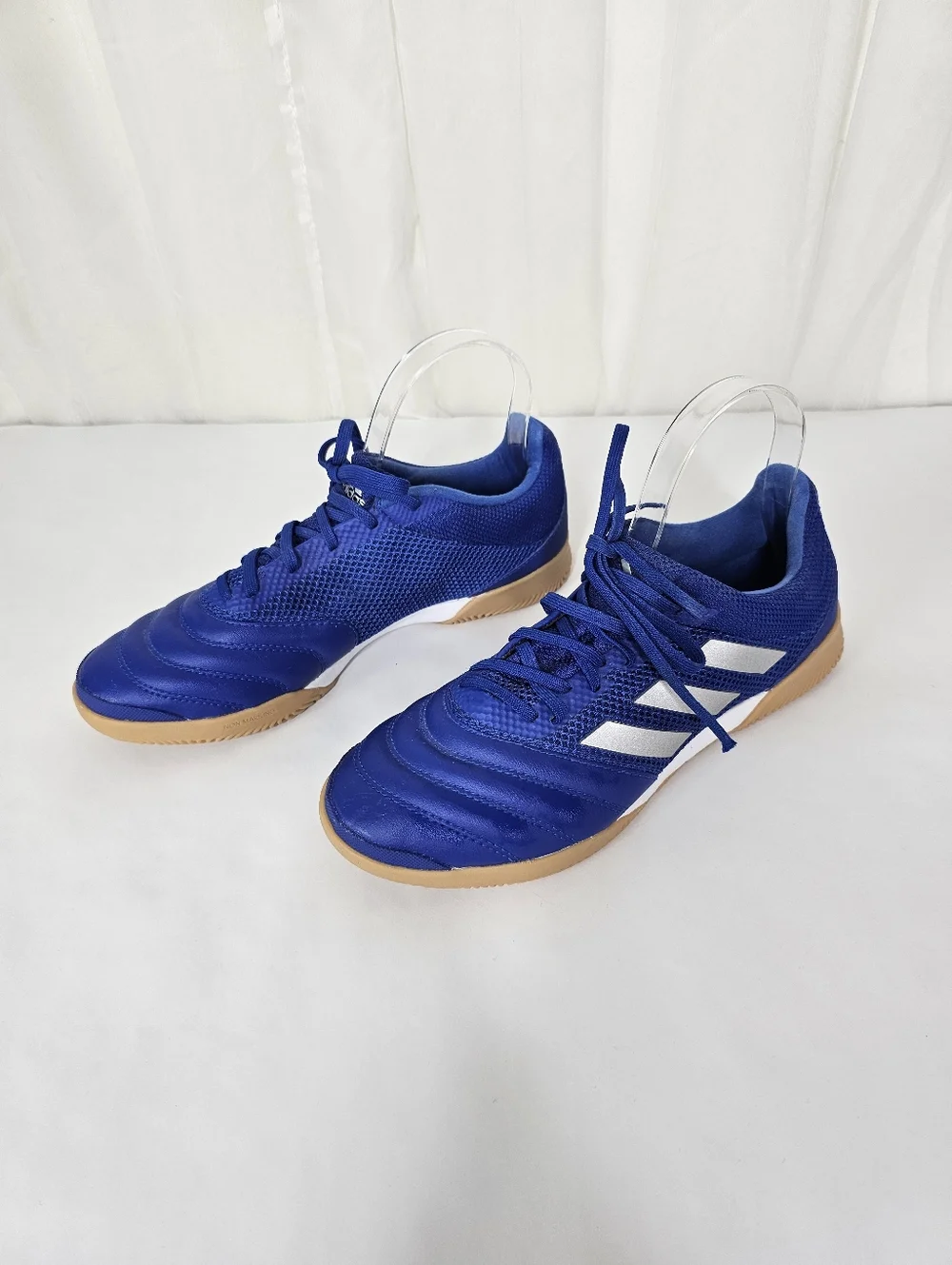 Adidas Copa 20.3 Indoor Sala Soccer Shoes Royal Blue Metallic Silver Men's 8 NEW